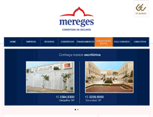 Tablet Screenshot of meregesseguros.com.br